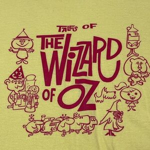 RARE Tales of the Wizard Of Oz Cartoon TShirt 2xl